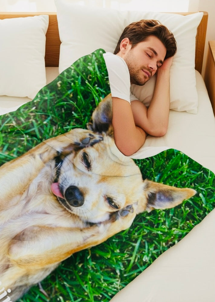 Pet Lover Print-on-Demand Throw Blankets