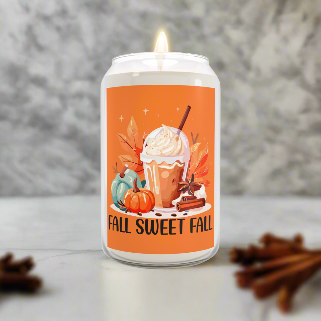 Fall-Themed Soy Candle, Cozy Autumn Decor, Scented Candle Gift, Home Fragrance, Seasonal Candle, Fall Sweet Fall