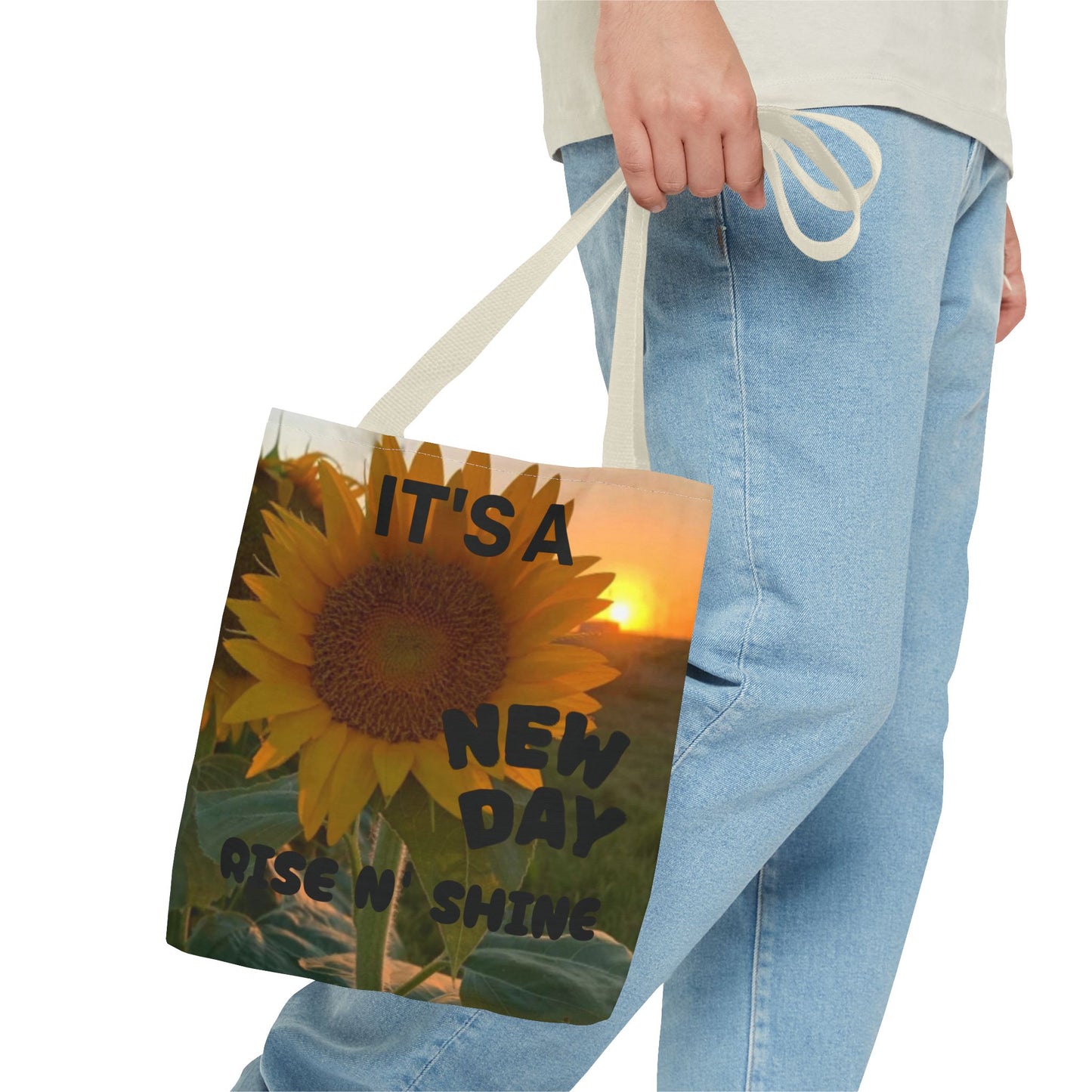 Sunflower Sunset Tote Bag - Eco-Friendly Floral Canvas Bag