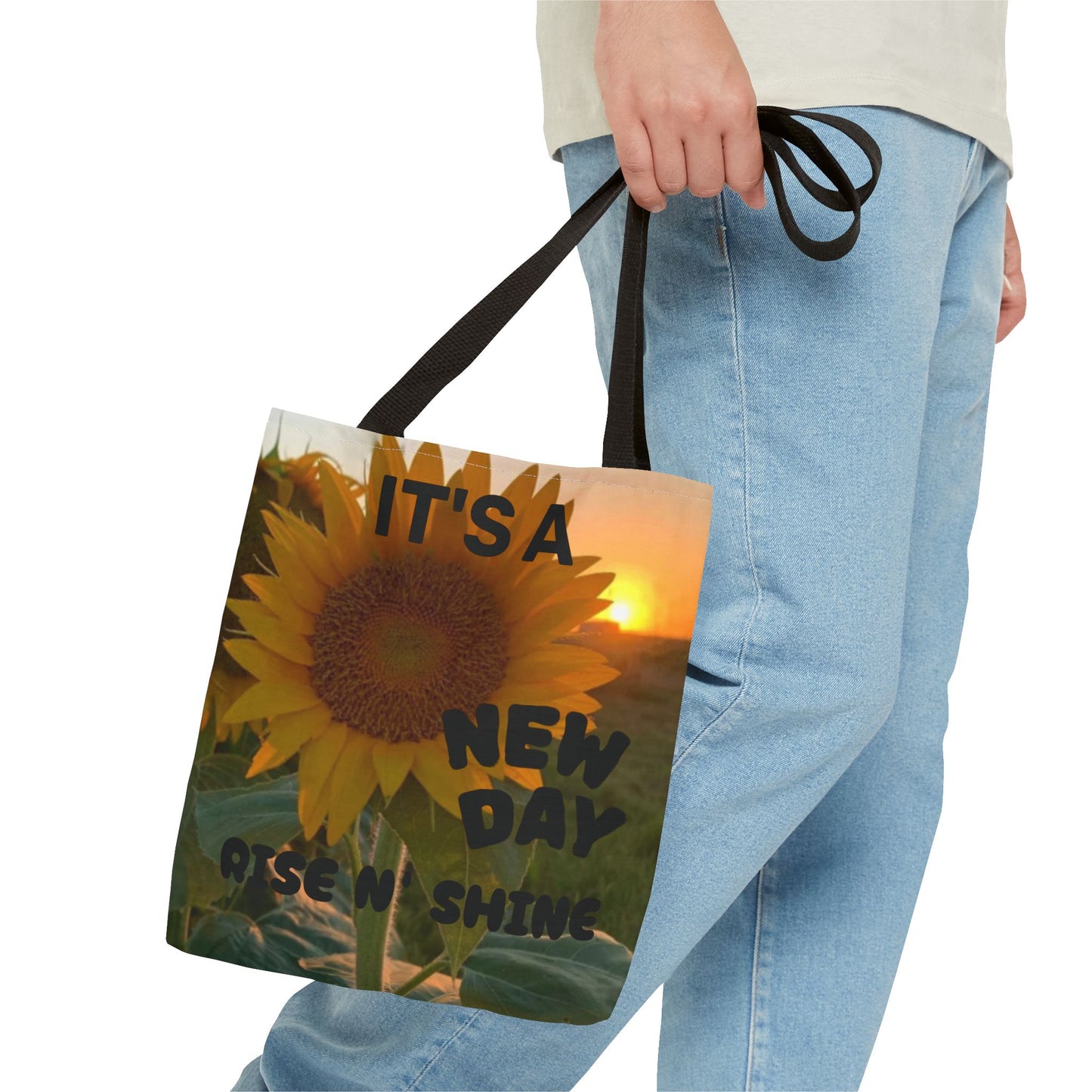 Sunflower Sunset Tote Bag - Eco-Friendly Floral Canvas Bag