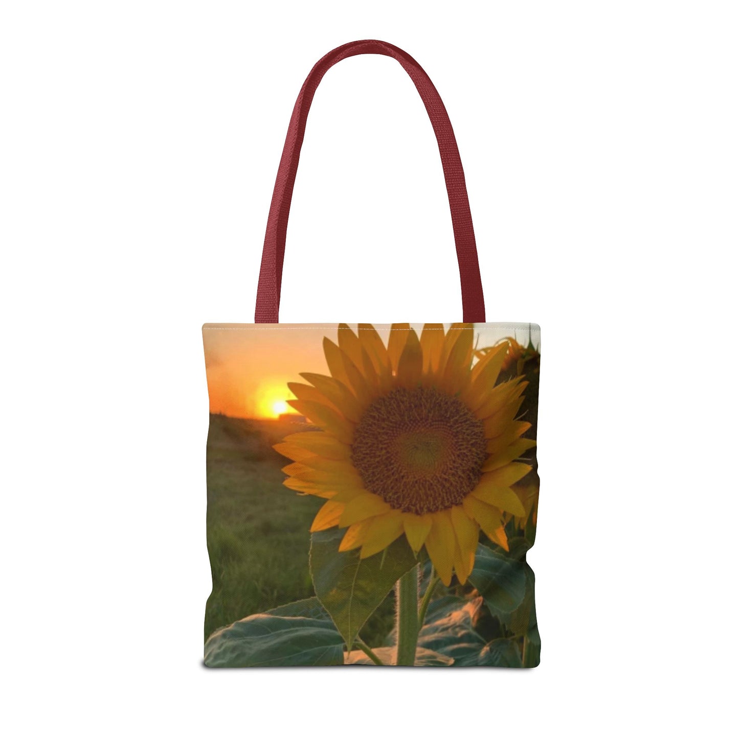 Sunflower Sunset Tote Bag - Eco-Friendly Floral Canvas Bag