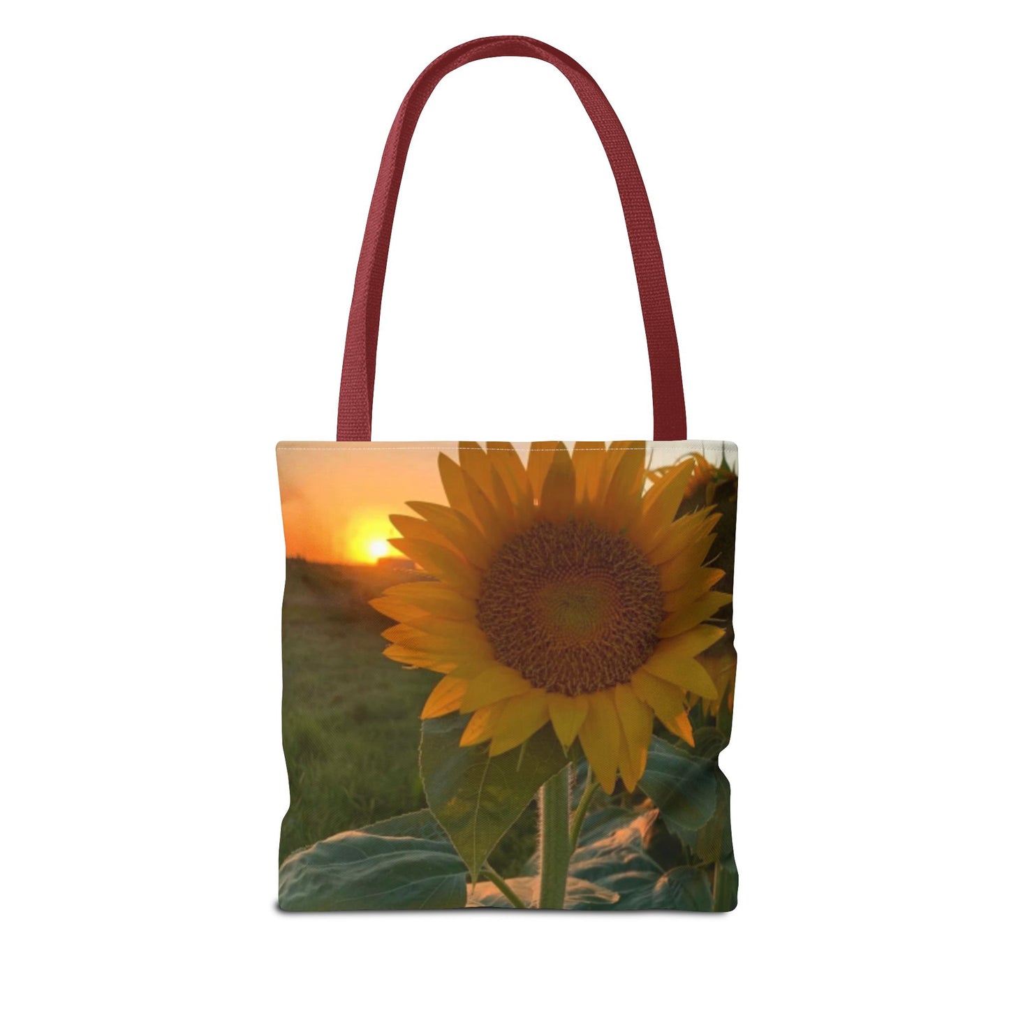 Sunflower Sunset Tote Bag - Eco-Friendly Floral Canvas Bag