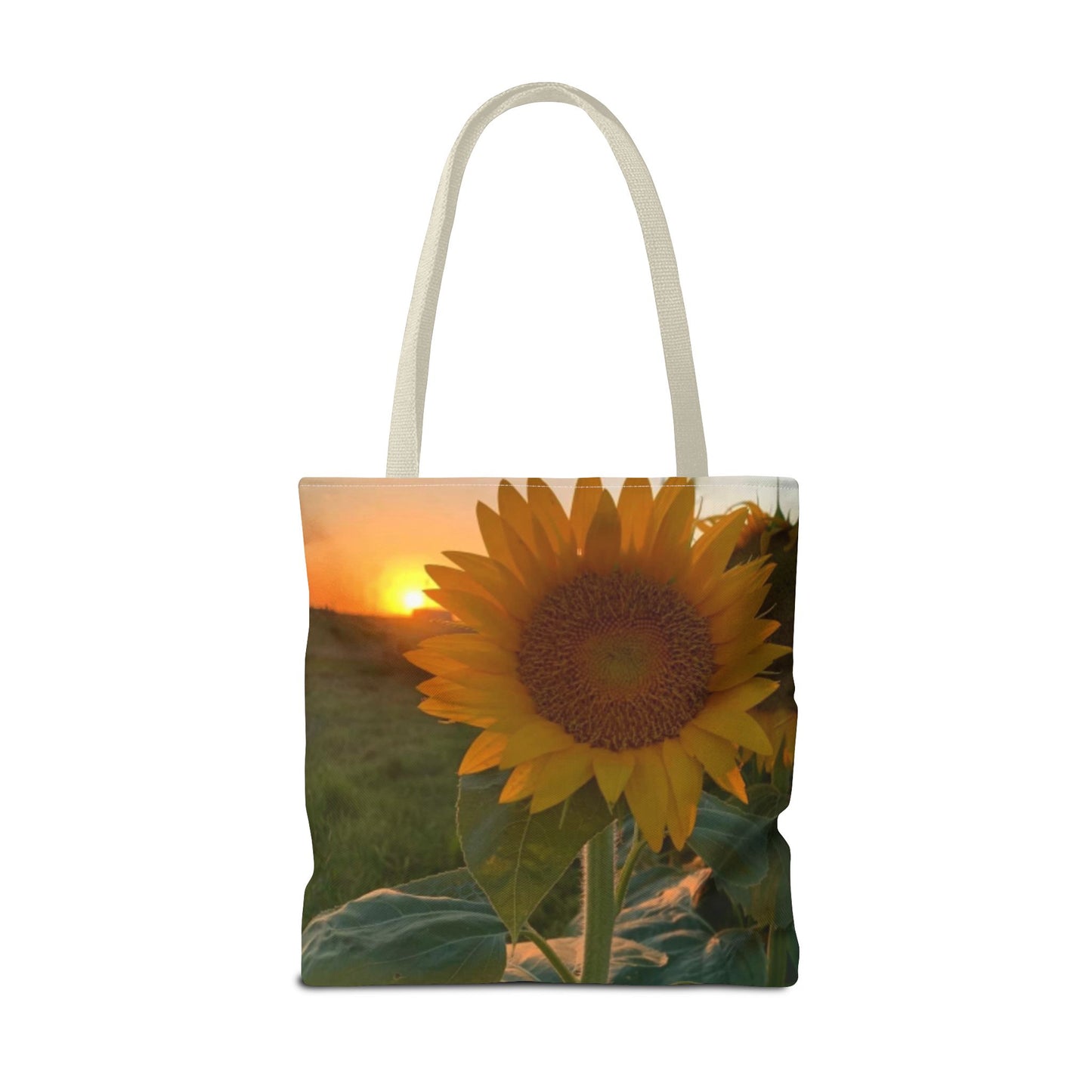 Sunflower Sunset Tote Bag - Eco-Friendly Floral Canvas Bag