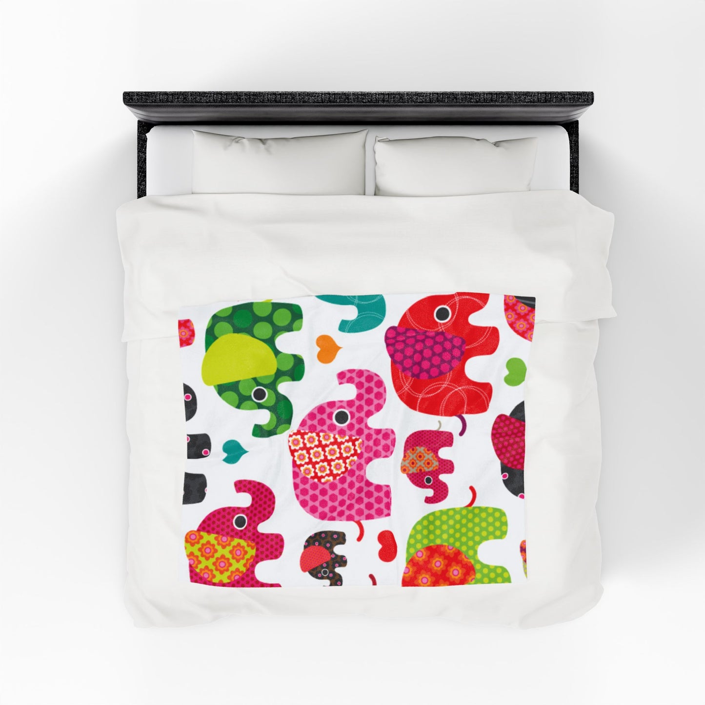 Elephant Plush Blanket | Nursery Decor | Baby Shower Gift