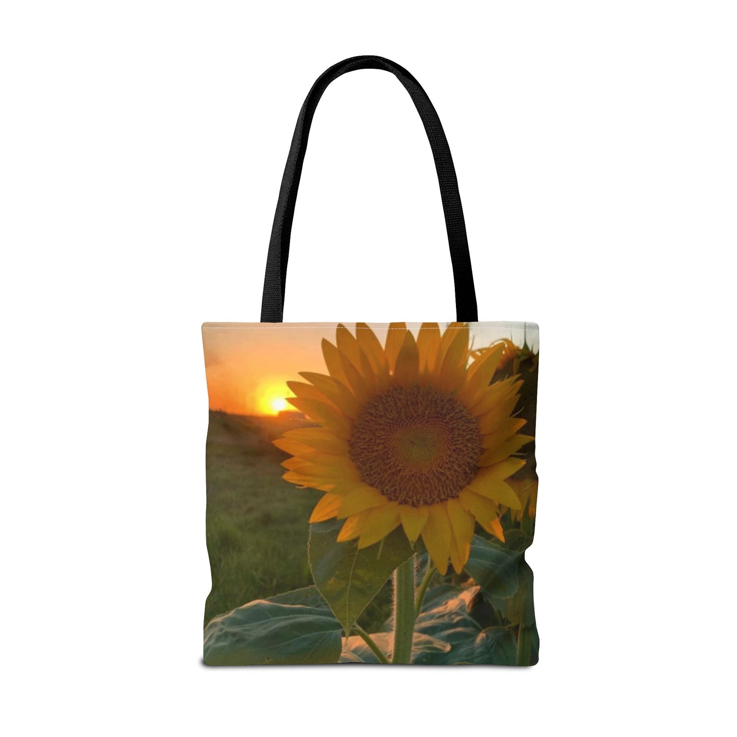 Sunflower Sunset Tote Bag - Eco-Friendly Floral Canvas Bag