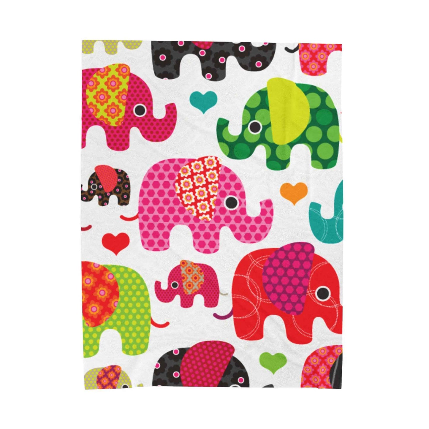 Elephant Plush Blanket | Nursery Decor | Baby Shower Gift