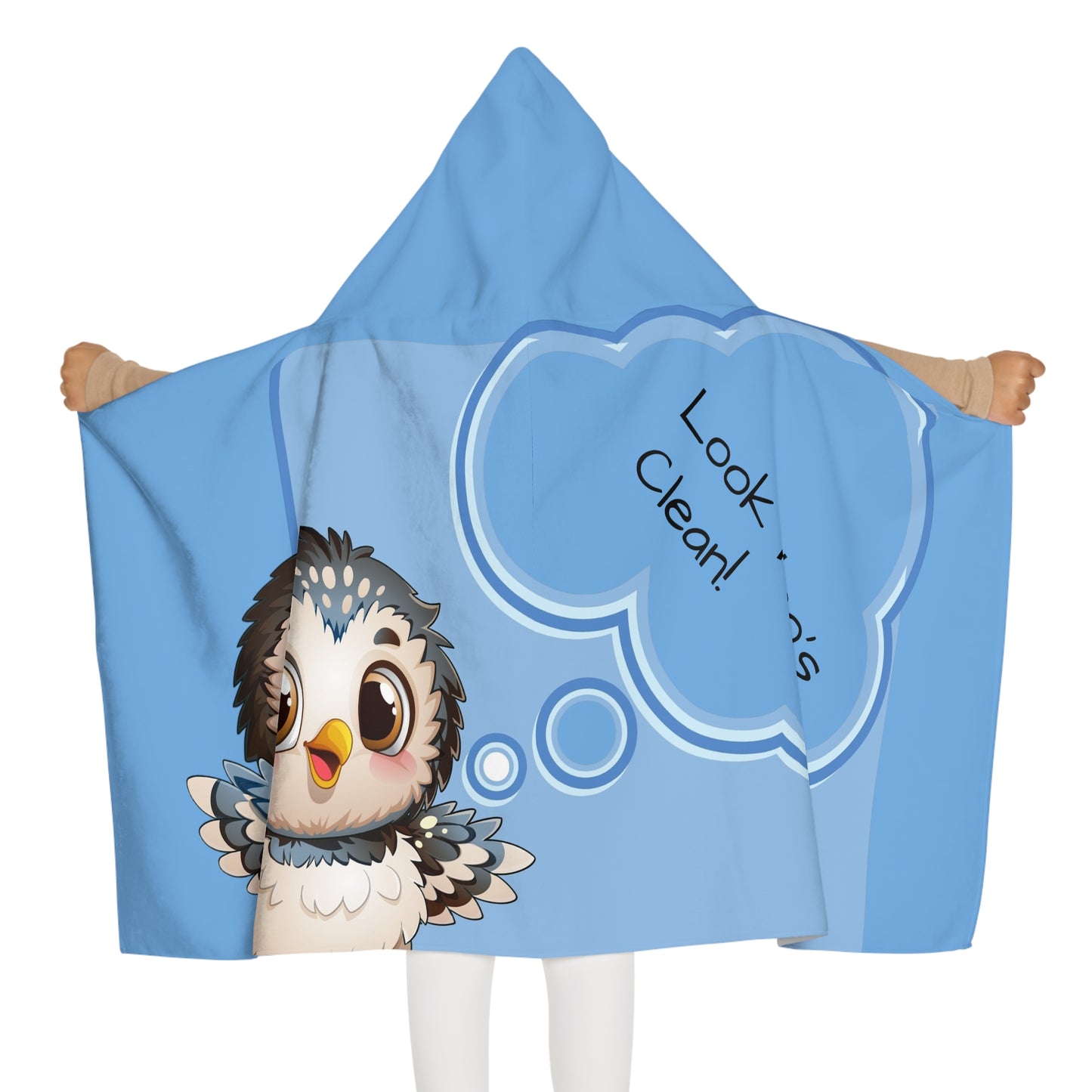Youth Hooded Towel - Adorable Owl Design, Fun Bath Time Accessory, Perfect for Kids, Gift for Birthdays, Beach Days, Swim Lessons