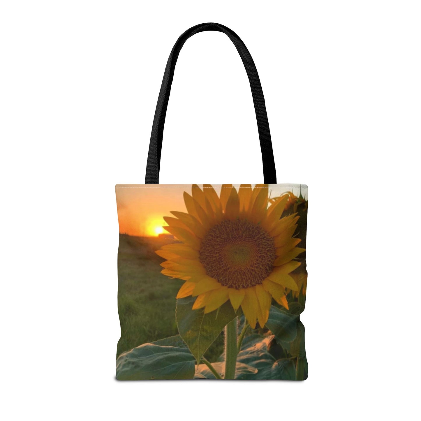 Sunflower Sunset Tote Bag - Eco-Friendly Floral Canvas Bag