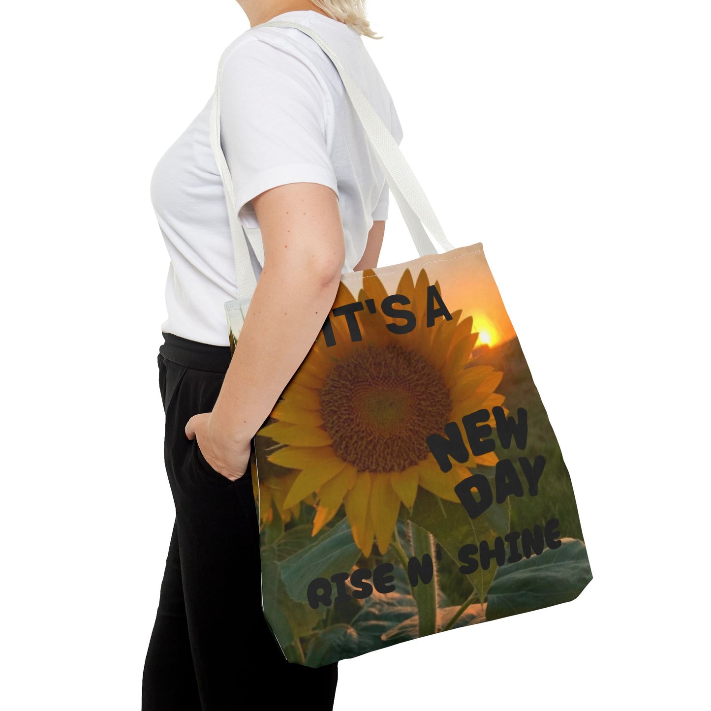 Sunflower Sunset Tote Bag - Eco-Friendly Floral Canvas Bag