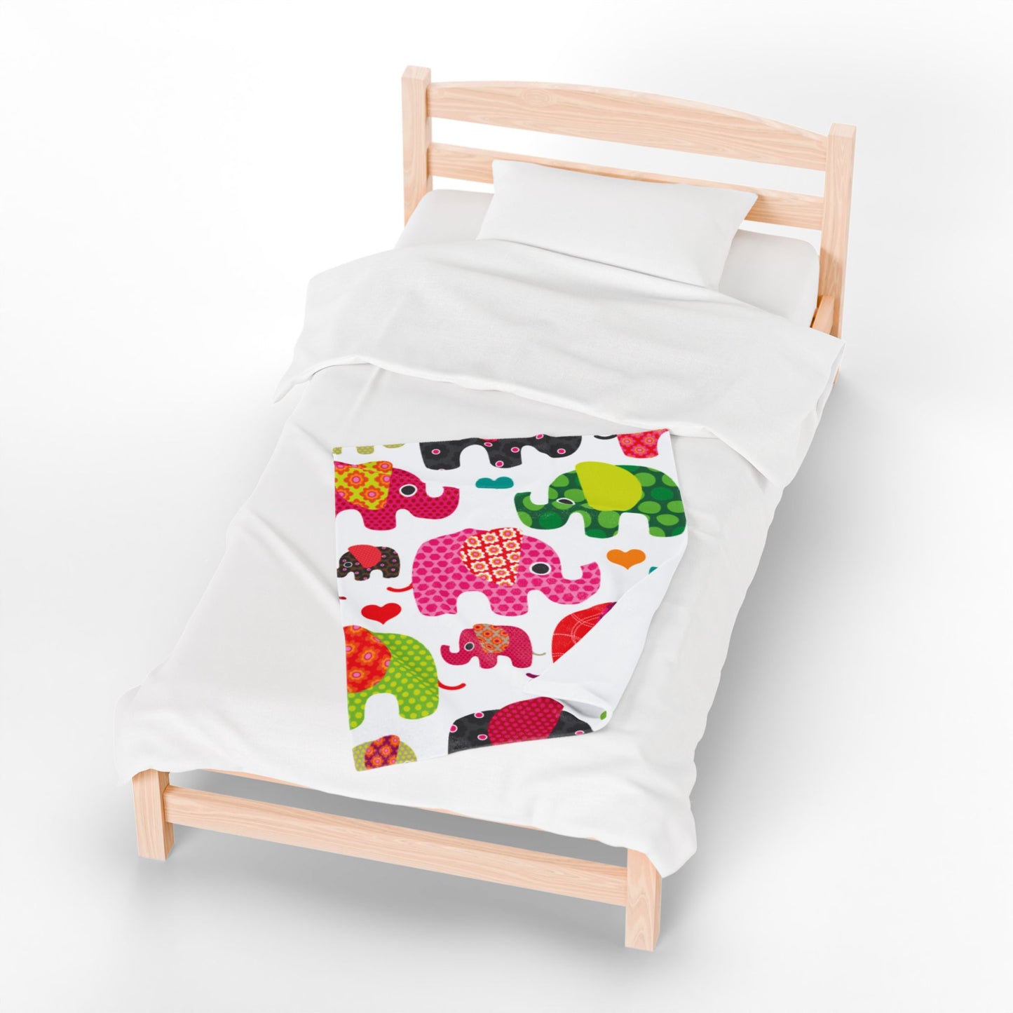 Elephant Plush Blanket | Nursery Decor | Baby Shower Gift