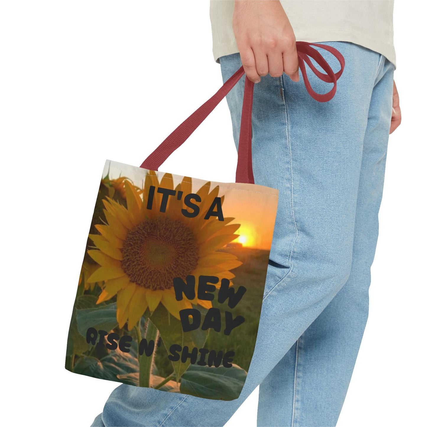 Sunflower Sunset Tote Bag - Eco-Friendly Floral Canvas Bag