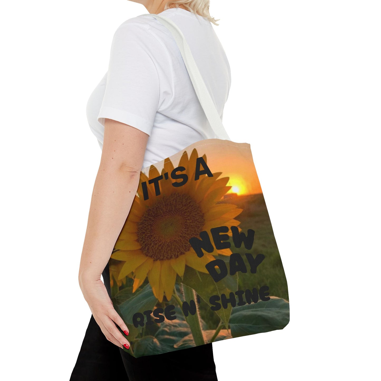 Sunflower Sunset Tote Bag - Eco-Friendly Floral Canvas Bag