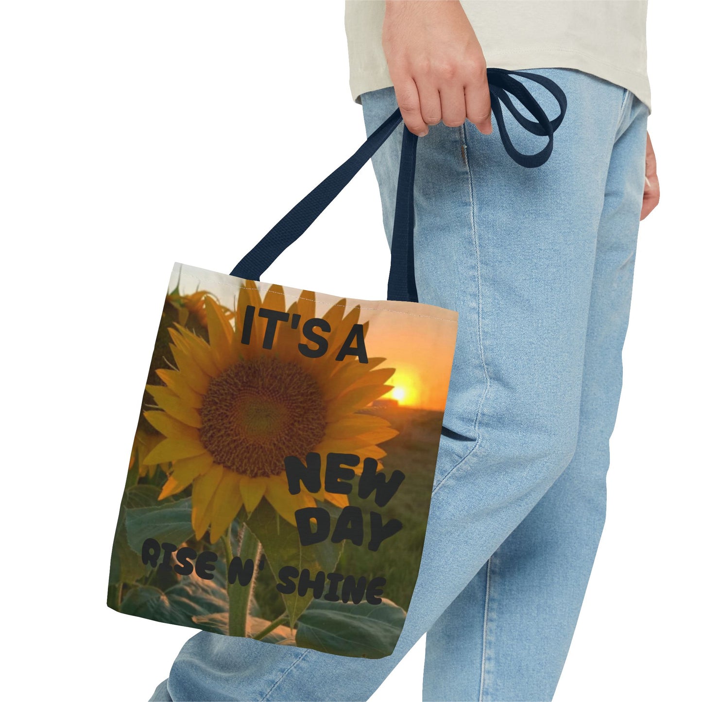 Sunflower Sunset Tote Bag - Eco-Friendly Floral Canvas Bag