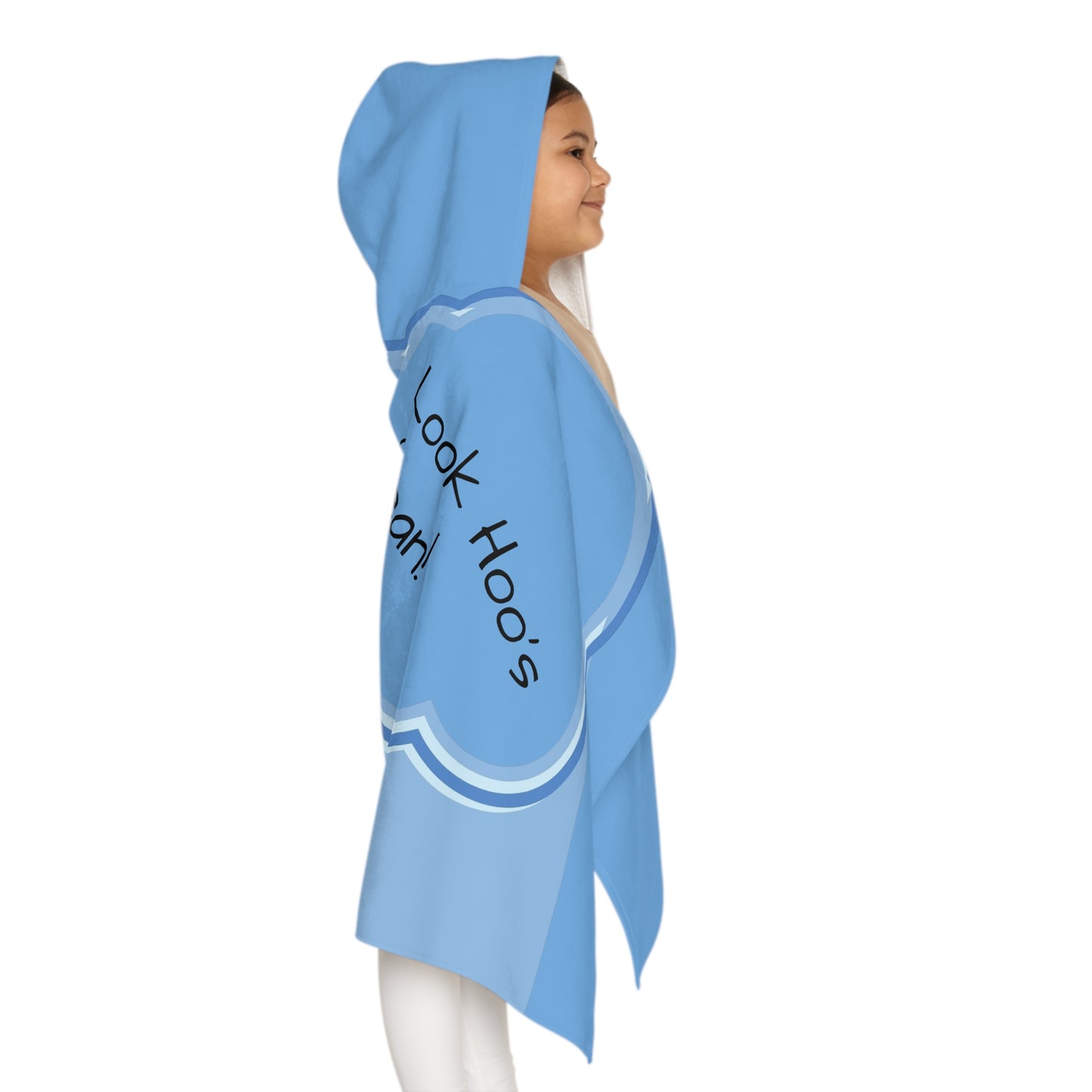 Youth Hooded Towel - Adorable Owl Design, Fun Bath Time Accessory, Perfect for Kids, Gift for Birthdays, Beach Days, Swim Lessons