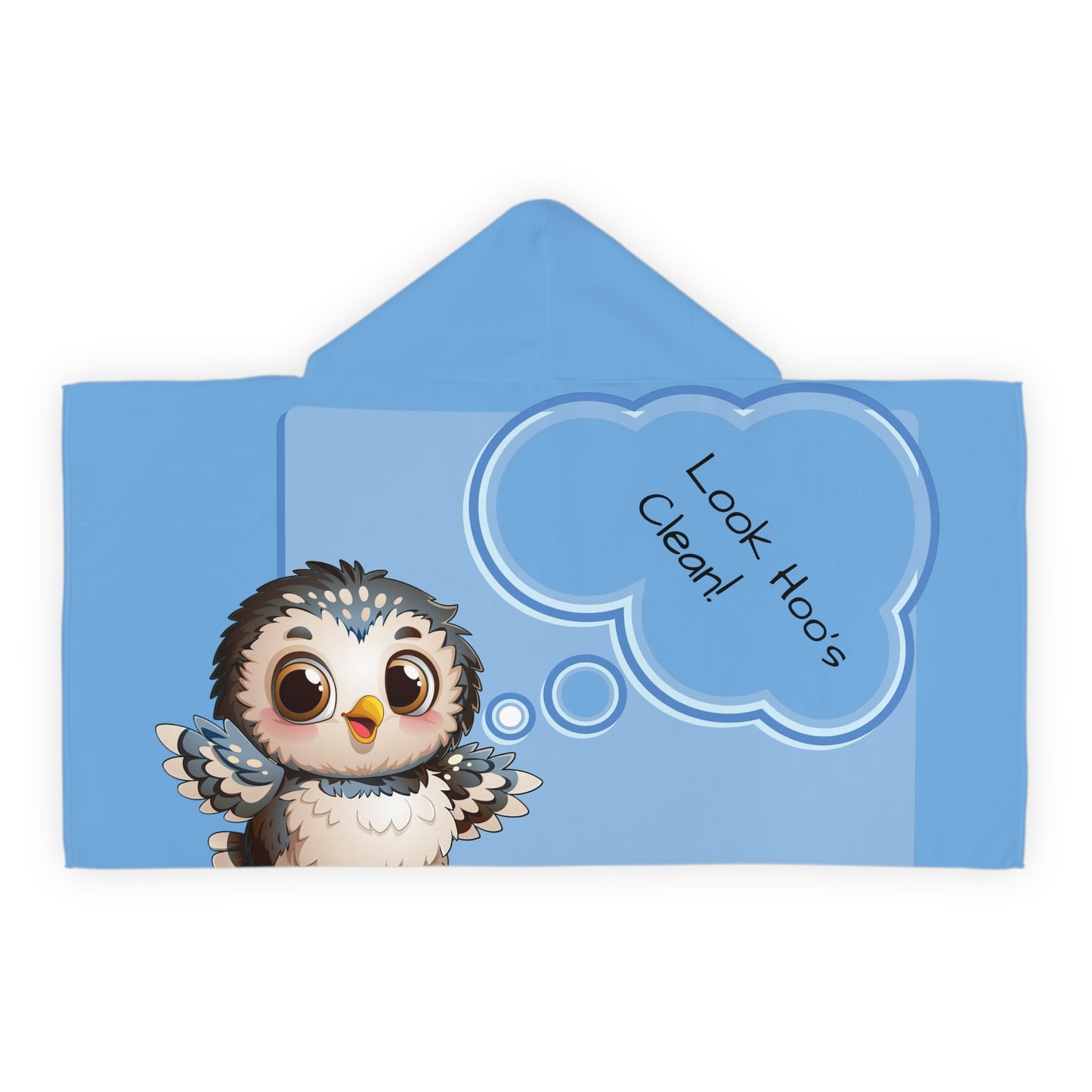 Youth Hooded Towel - Adorable Owl Design, Fun Bath Time Accessory, Perfect for Kids, Gift for Birthdays, Beach Days, Swim Lessons