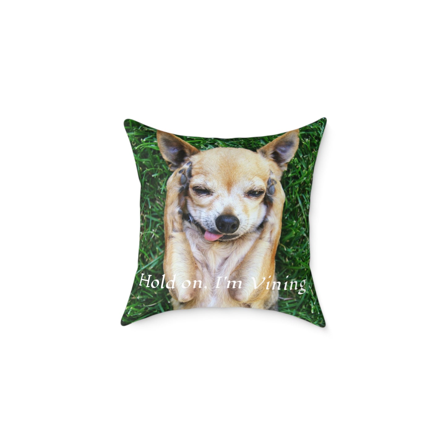 Square Pillow, Charming Dog Quote, Pet Lover Gift, Home Decor, Animal Lover