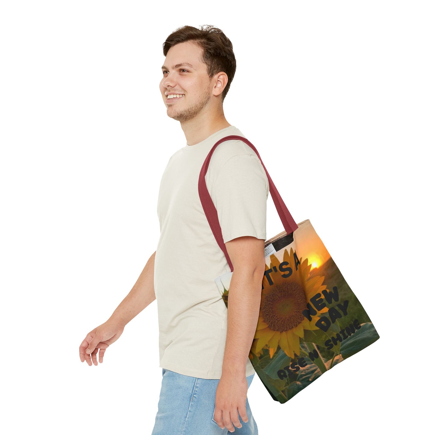 Sunflower Sunset Tote Bag - Eco-Friendly Floral Canvas Bag
