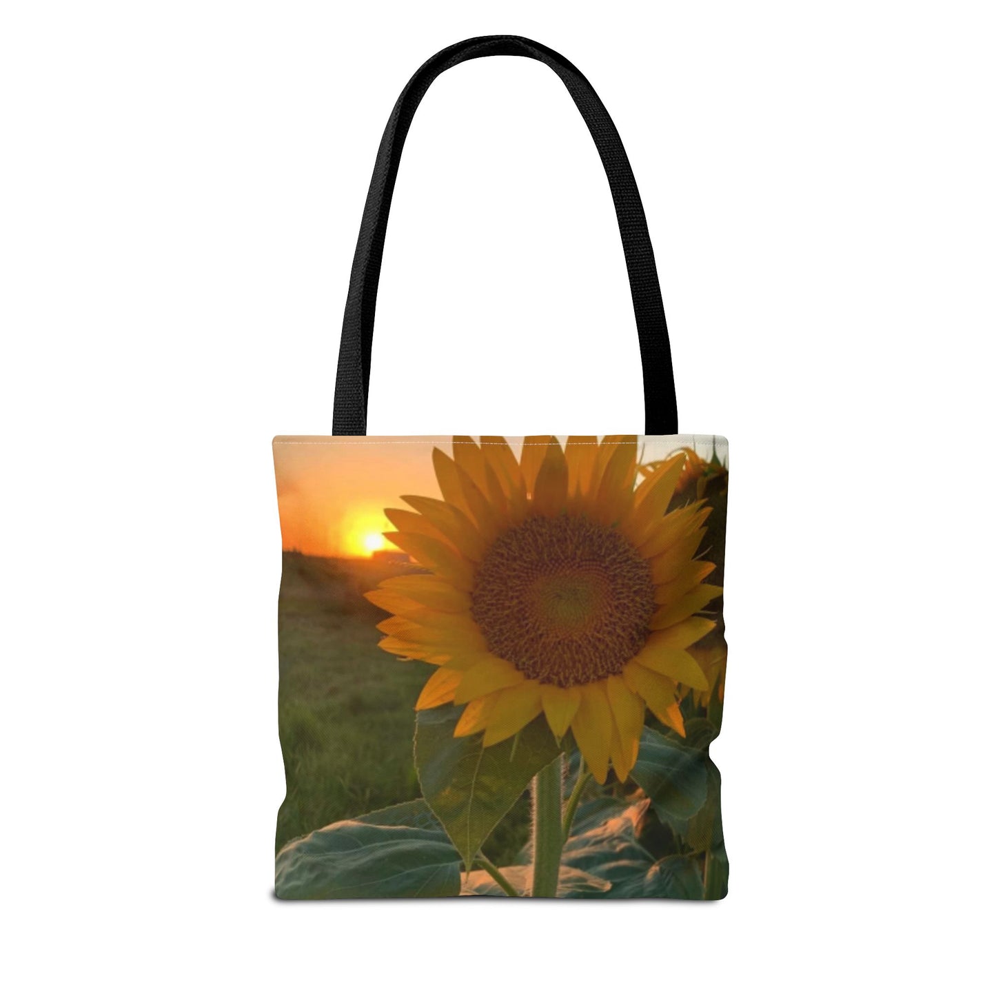 Sunflower Sunset Tote Bag - Eco-Friendly Floral Canvas Bag
