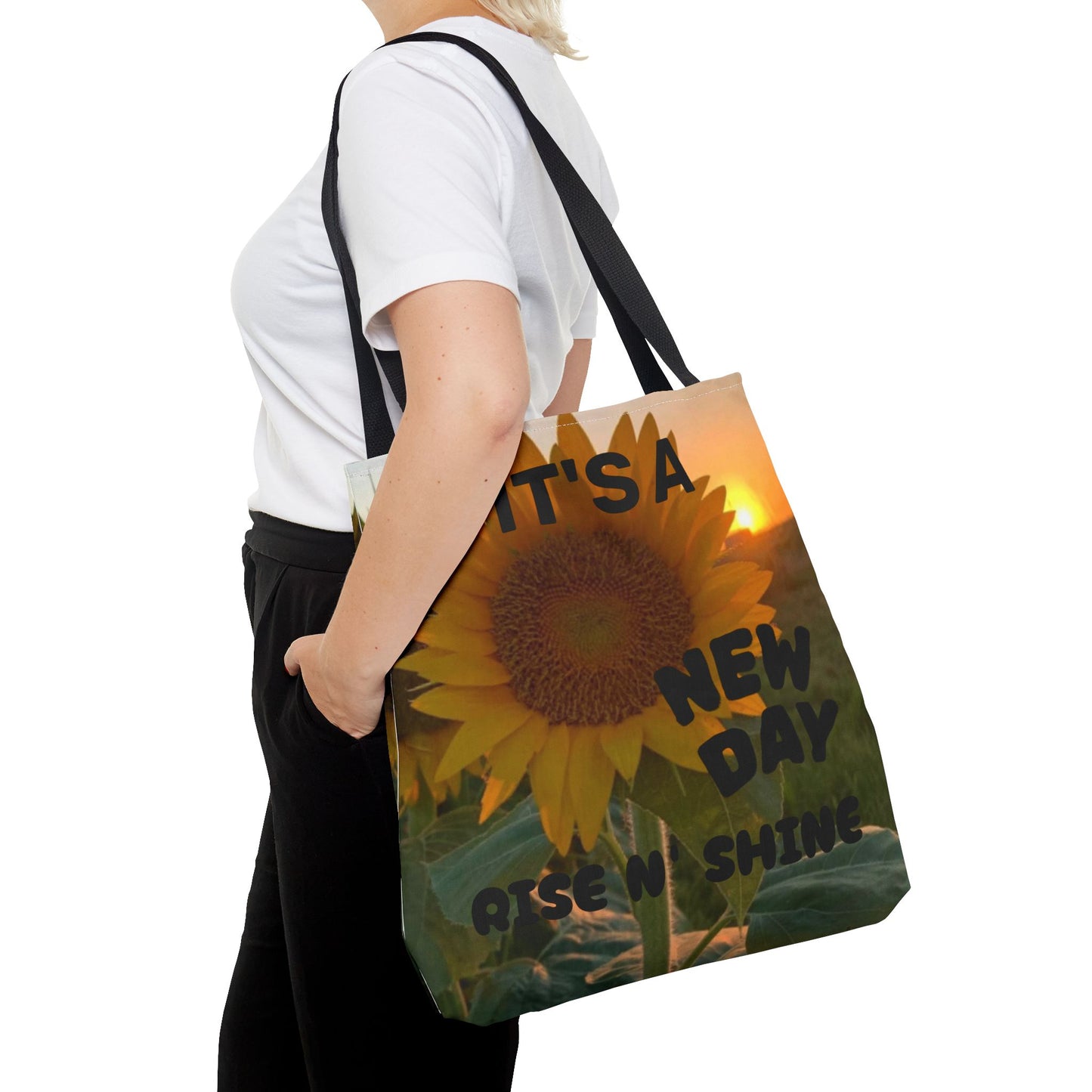 Sunflower Sunset Tote Bag - Eco-Friendly Floral Canvas Bag