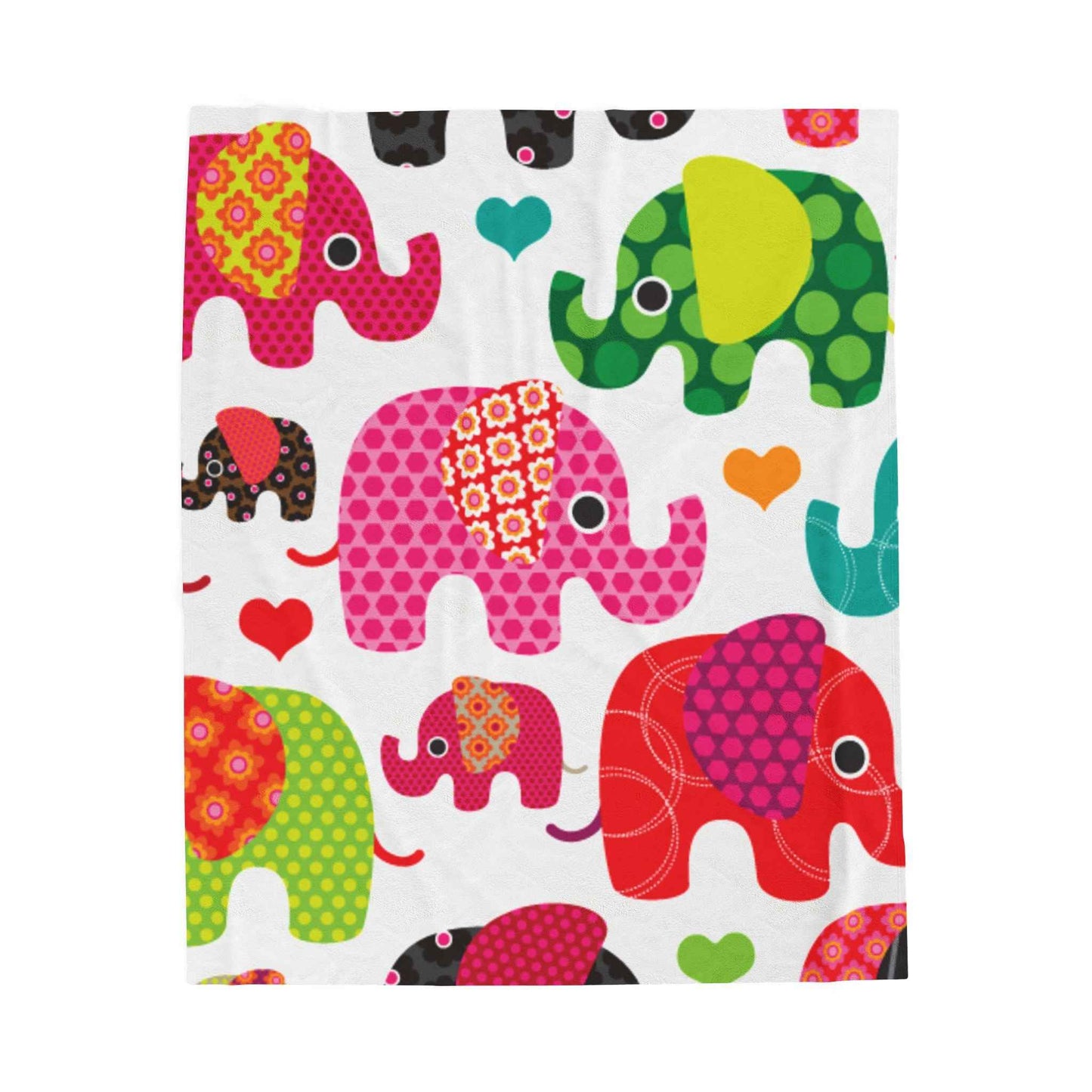 Elephant Plush Blanket | Nursery Decor | Baby Shower Gift