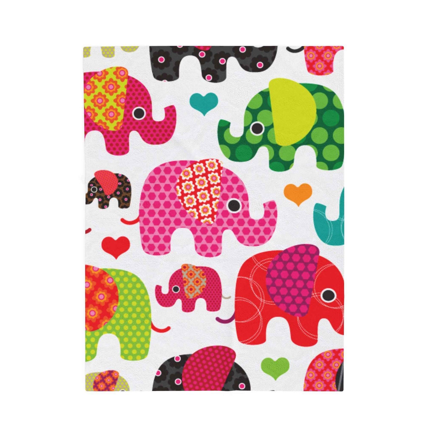 Elephant Plush Blanket | Nursery Decor | Baby Shower Gift