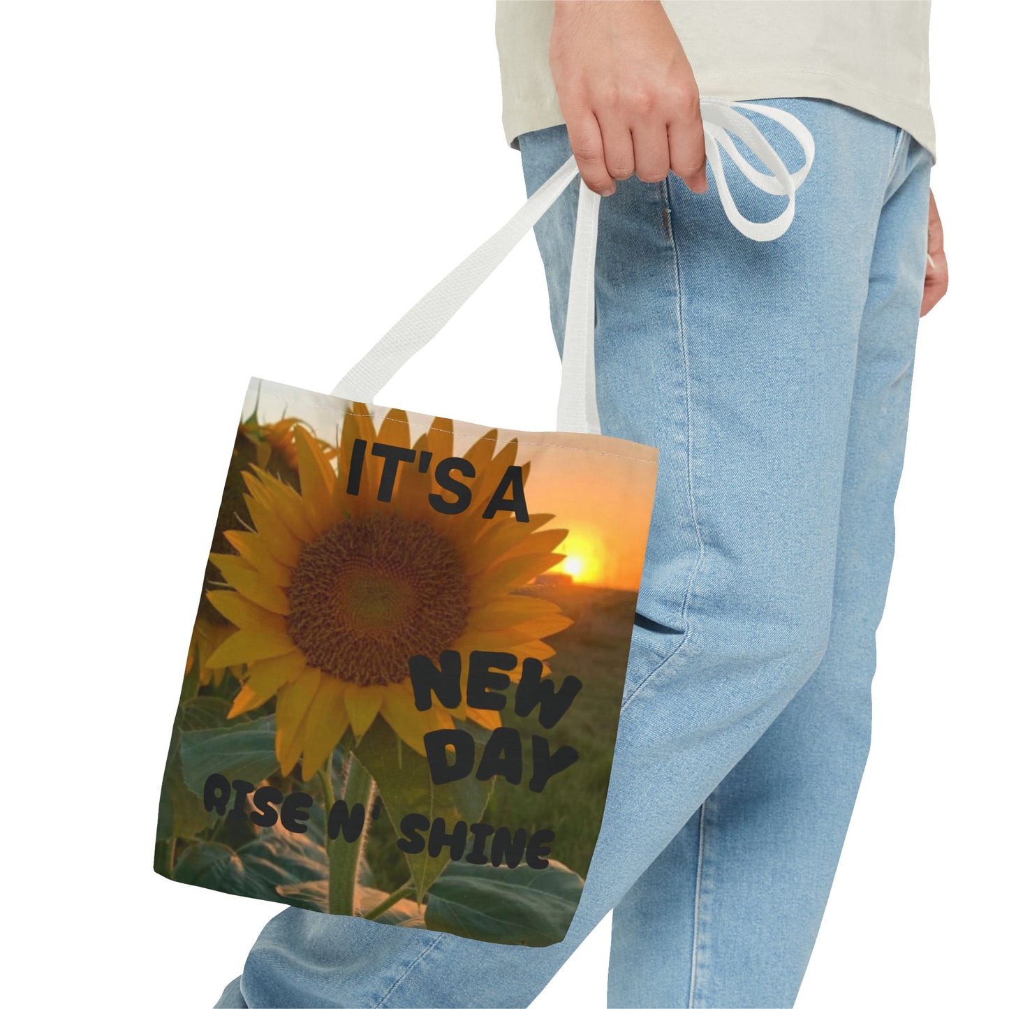 Sunflower Sunset Tote Bag - Eco-Friendly Floral Canvas Bag