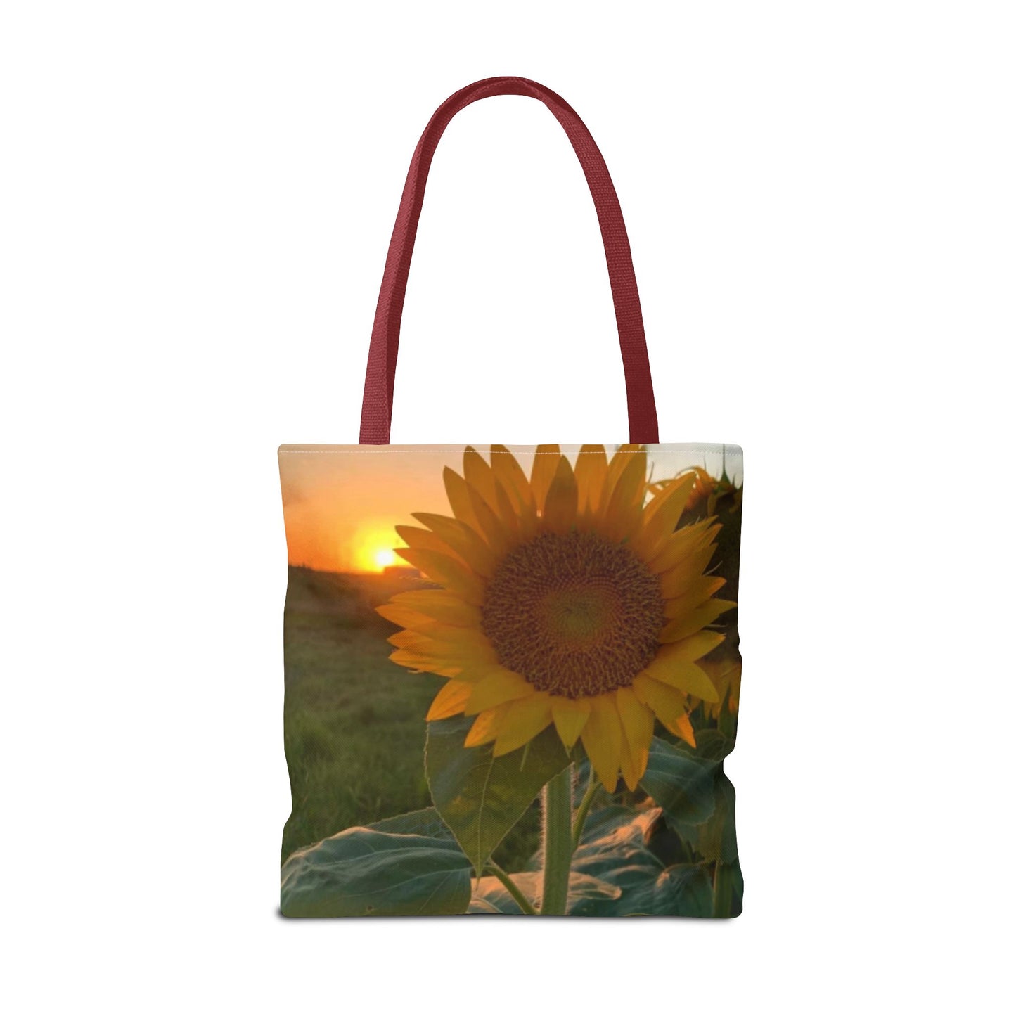 Sunflower Sunset Tote Bag - Eco-Friendly Floral Canvas Bag
