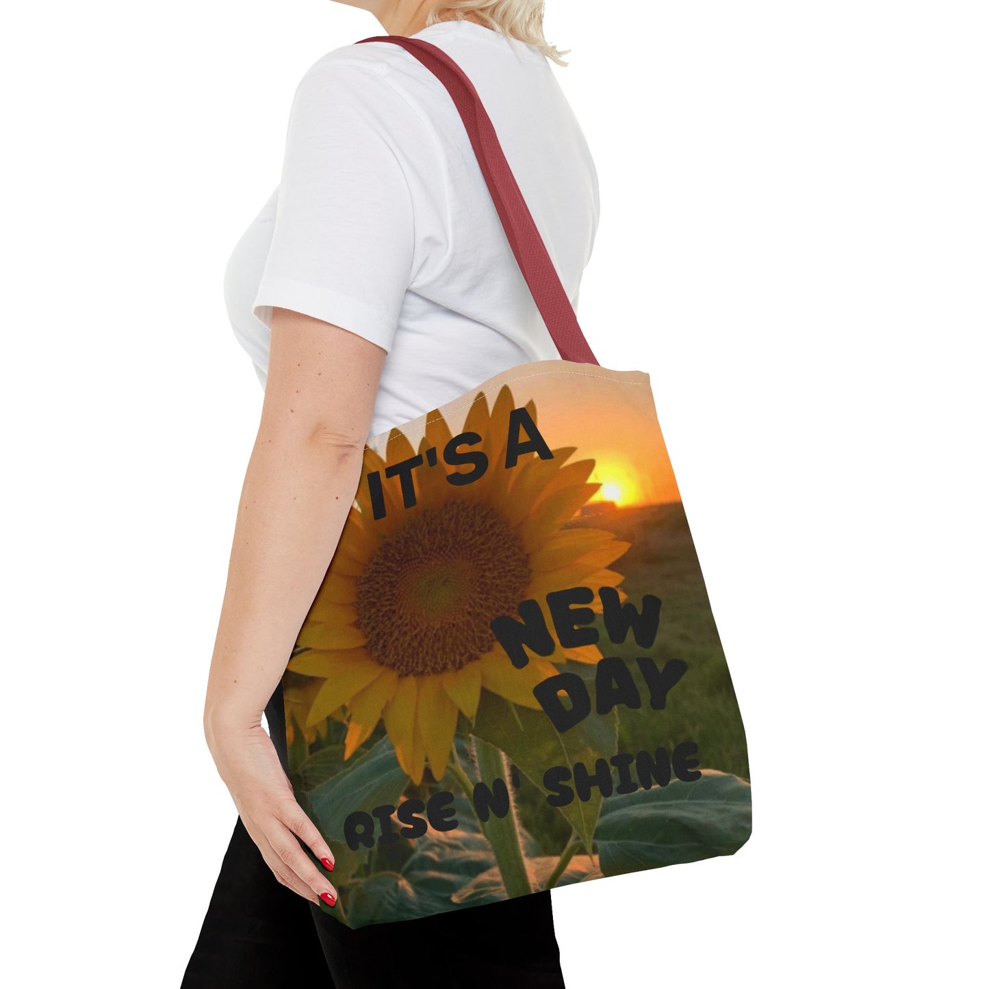 Sunflower Sunset Tote Bag - Eco-Friendly Floral Canvas Bag