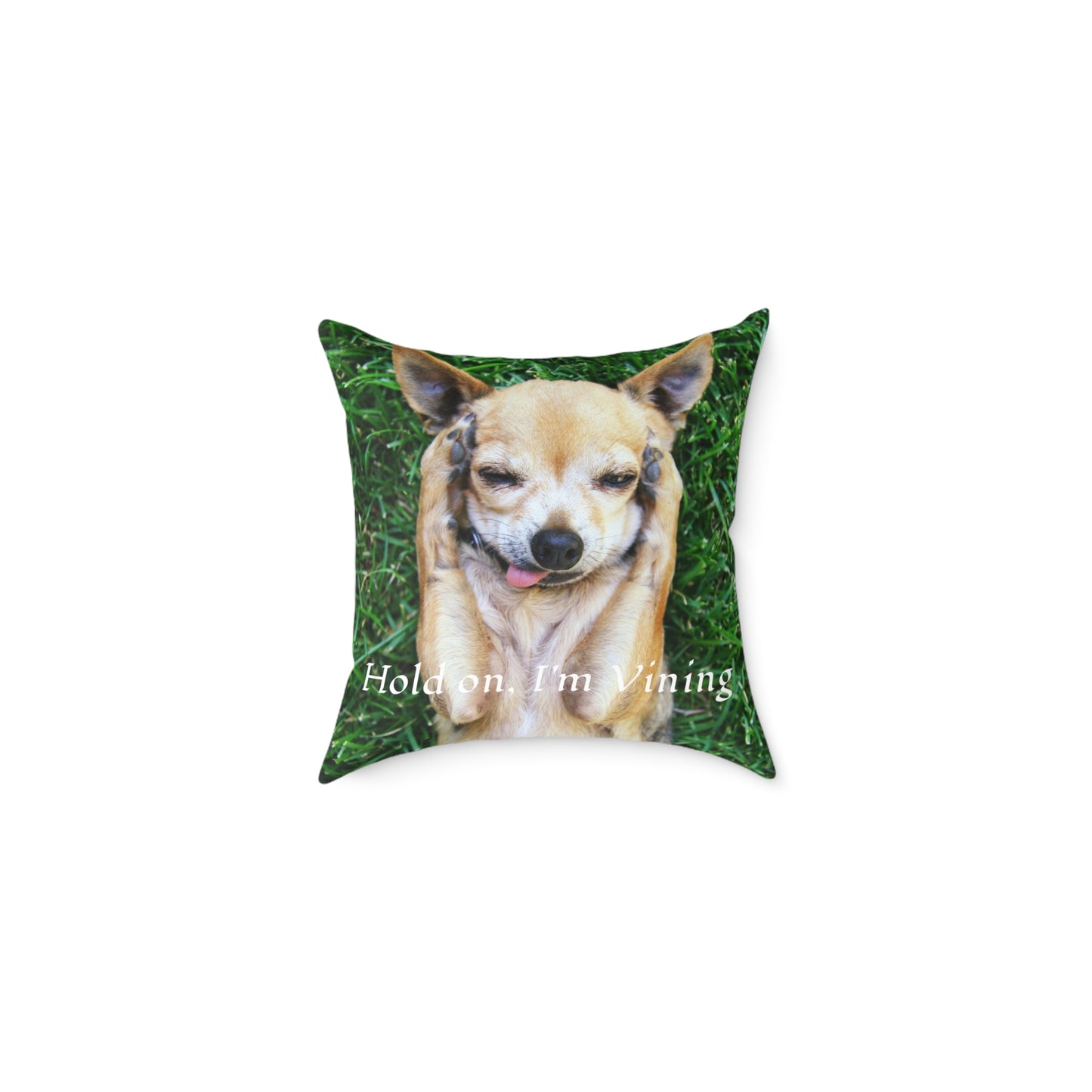 Square Pillow, Charming Dog Quote, Pet Lover Gift, Home Decor, Animal Lover
