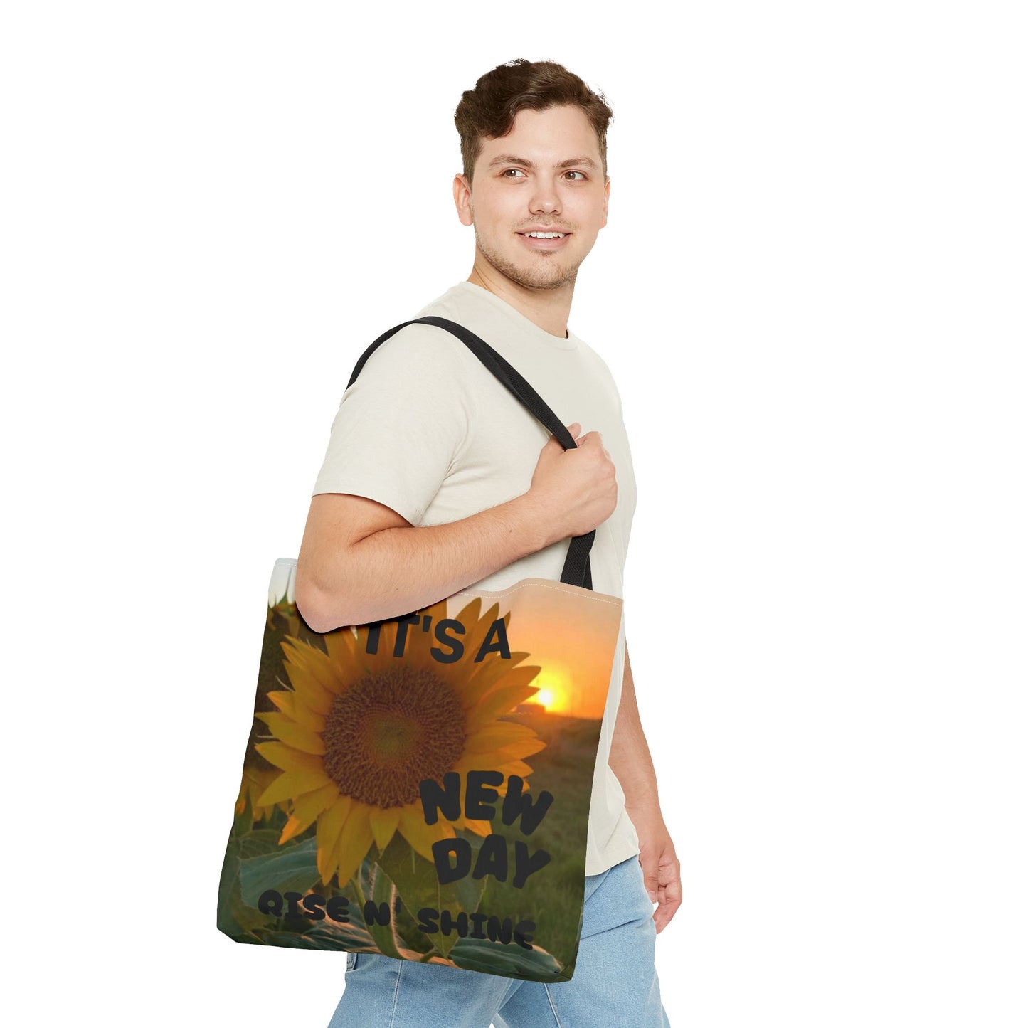 Sunflower Sunset Tote Bag - Eco-Friendly Floral Canvas Bag