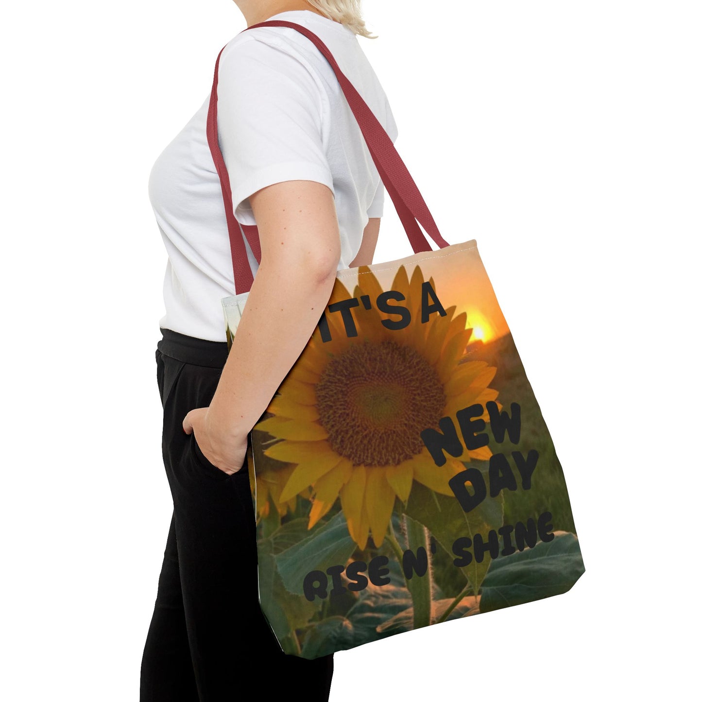 Sunflower Sunset Tote Bag - Eco-Friendly Floral Canvas Bag
