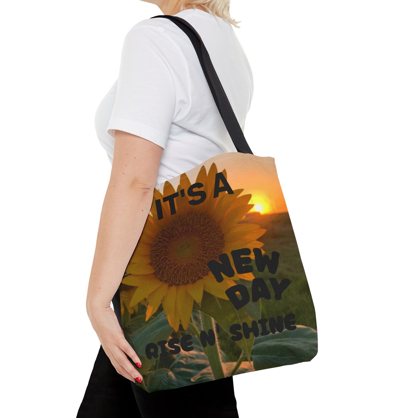 Sunflower Sunset Tote Bag - Eco-Friendly Floral Canvas Bag