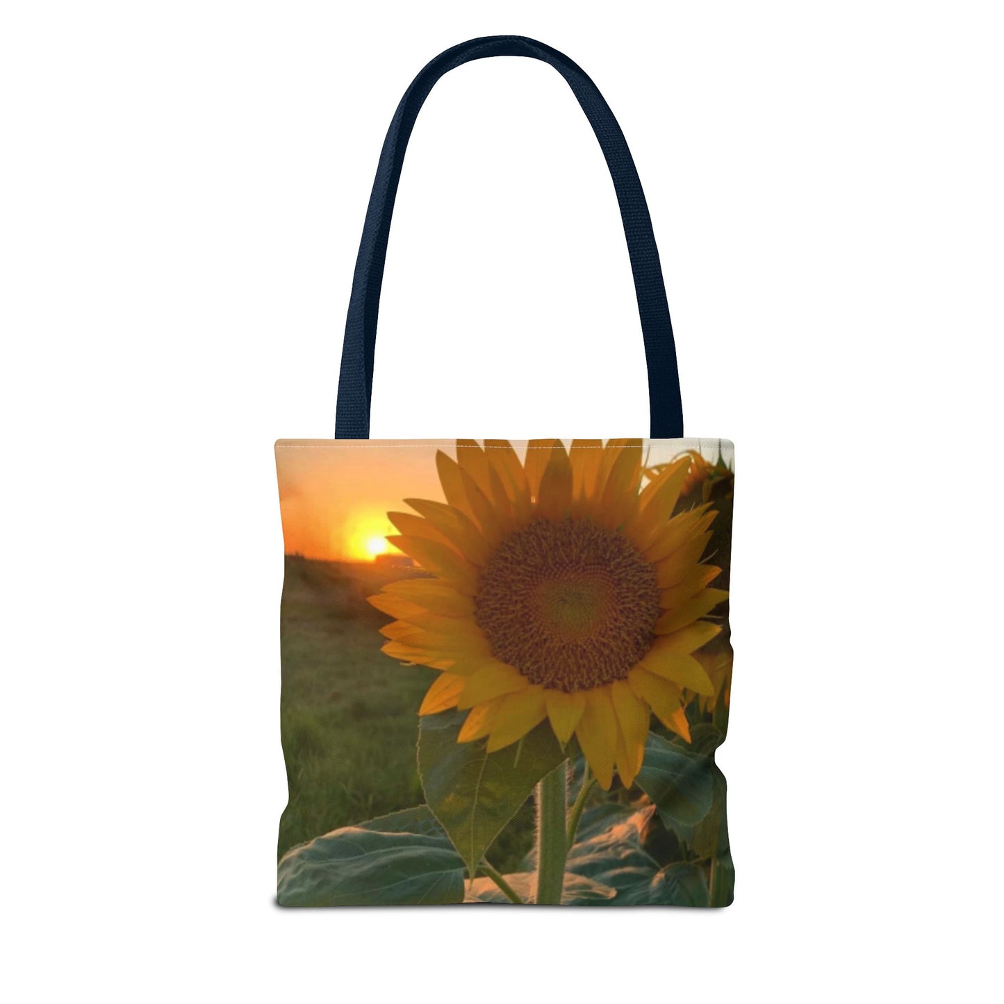 Sunflower Sunset Tote Bag - Eco-Friendly Floral Canvas Bag
