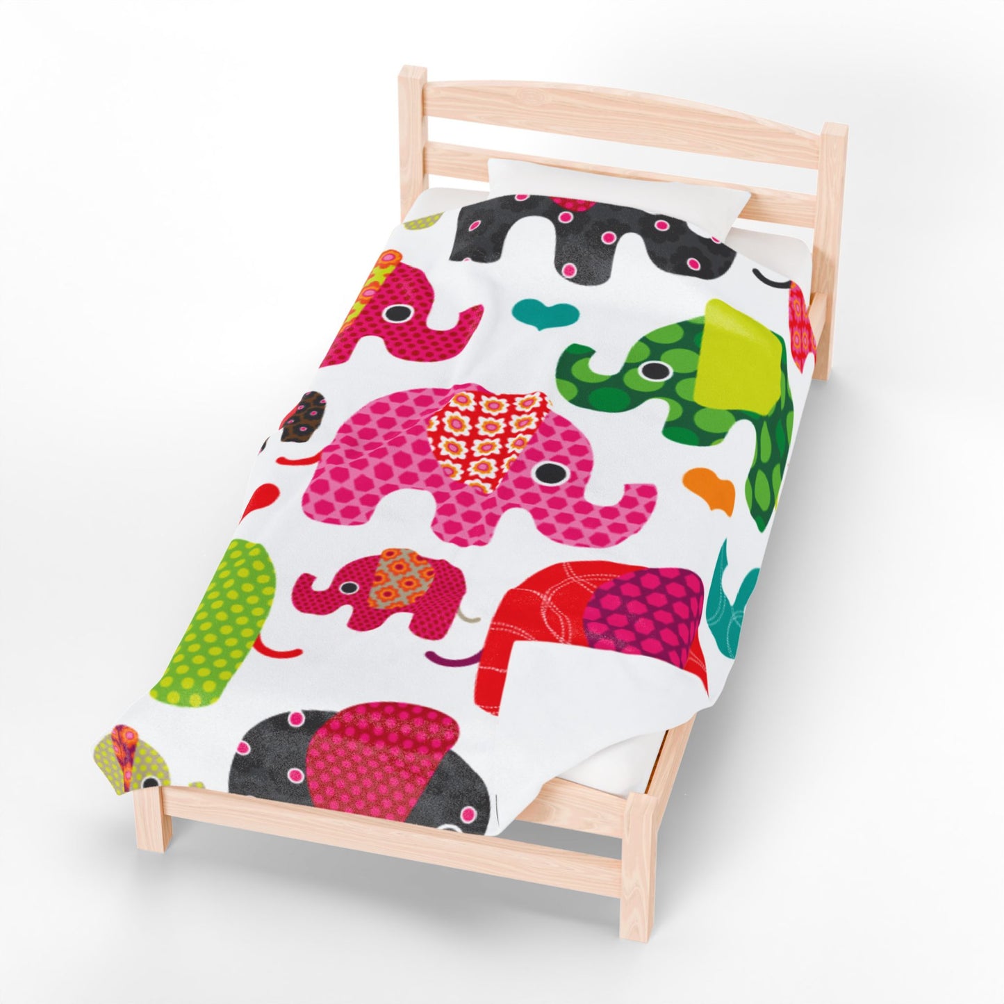 Elephant Plush Blanket | Nursery Decor | Baby Shower Gift