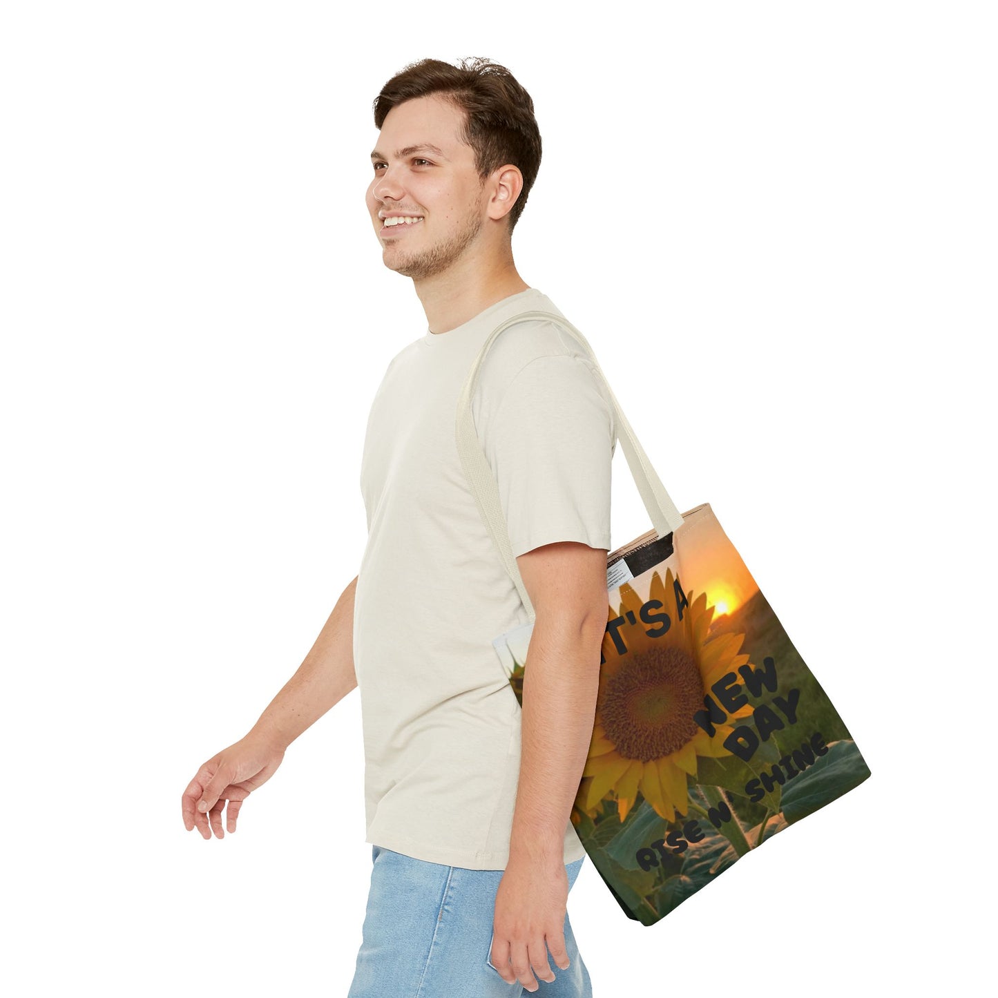 Sunflower Sunset Tote Bag - Eco-Friendly Floral Canvas Bag