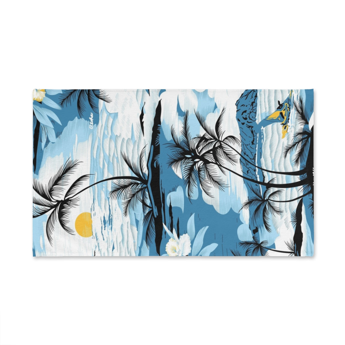 Tropical Hand Towel Set - Beach Vibes, Summer Decor, Gift for Hostess, Nautical Bathroom, Kitchen Towel