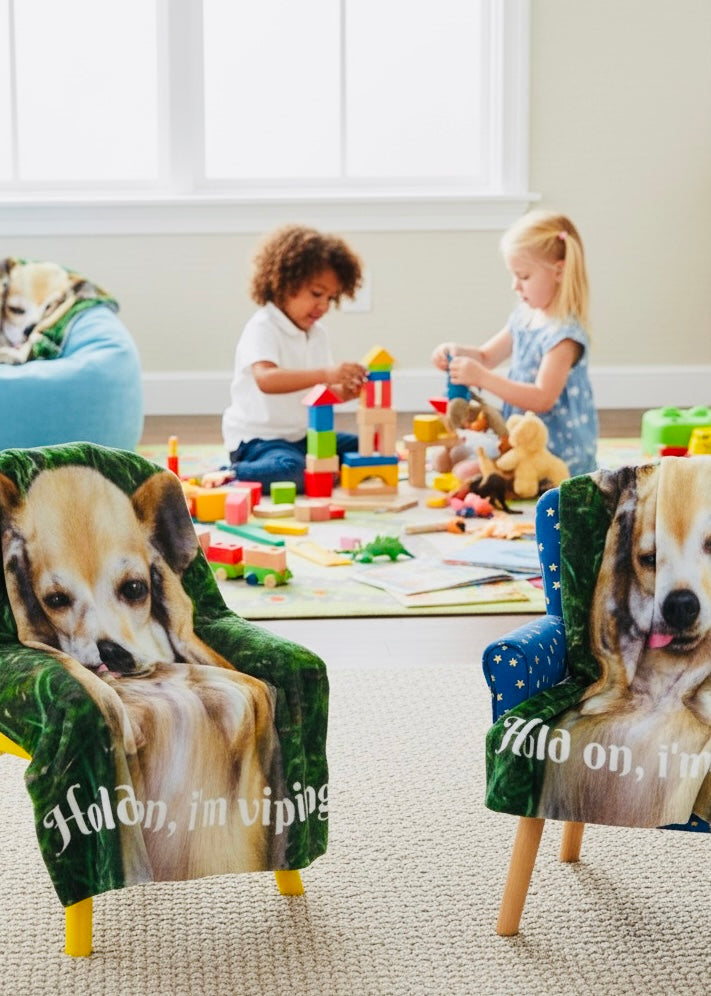 Charming Dog-Themed Velveteen Plush Blanket | Cozy Pet Blanket, Cute Dog Decor, Gift for Dog Lovers, Funny Pet Blanket, Home Comfort