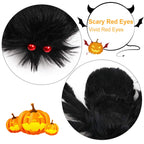 1Pc Halloween Decorations Spider Outdoor 49inch Halloween Spider With 126 Inch Tarantula Mega Spider Web Hairy Poseable Scary Spider Outdoor Yard Creepy Decor Spider Stretch Cobweb