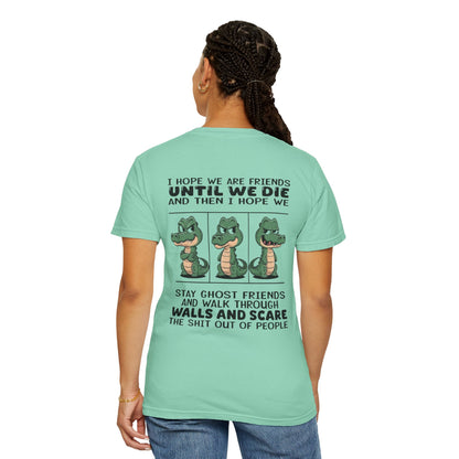 Ghost Friends T-Shirt | Unisex, Funny Graphic Tee, Gift for Friends, Halloween Apparel, Casual Wear