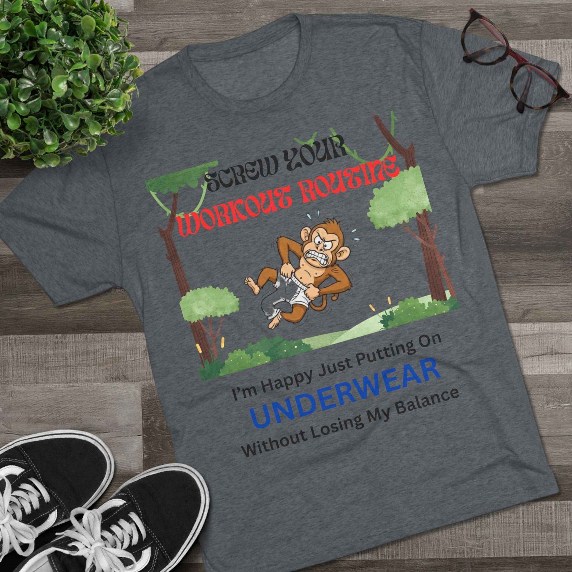 Men’s Funny Workout Humor Unisex Crew Tee