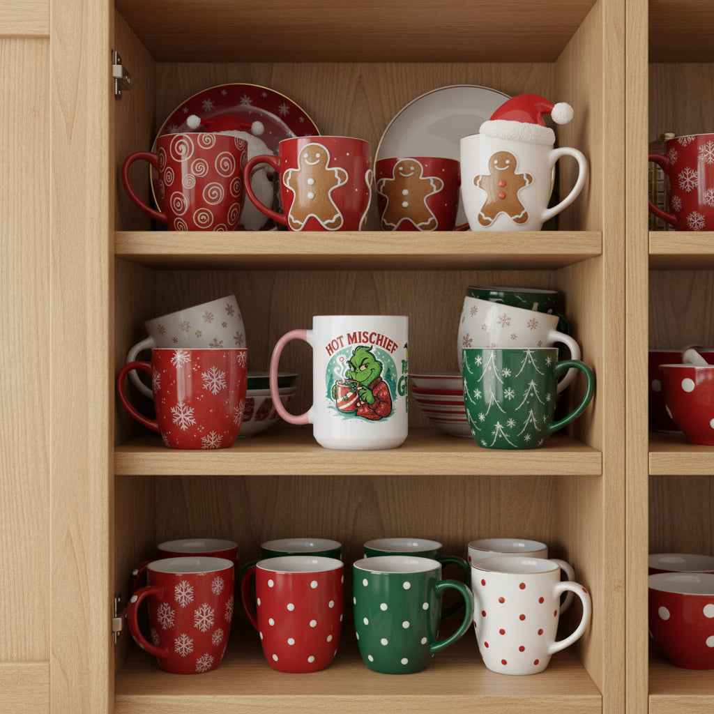 Fun Holiday Cheer Grinch Coffee Mug