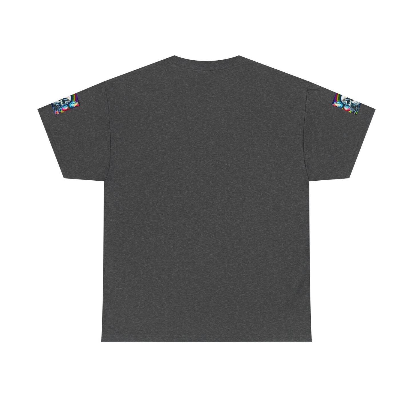 Skull Tee - Bright & Colorful Butterfly Design
