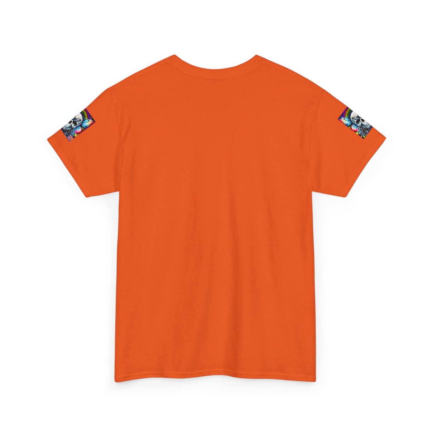 Skull Tee - Bright & Colorful Butterfly Design
