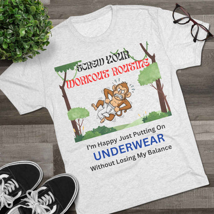 Men’s Funny Workout Humor Unisex Crew Tee