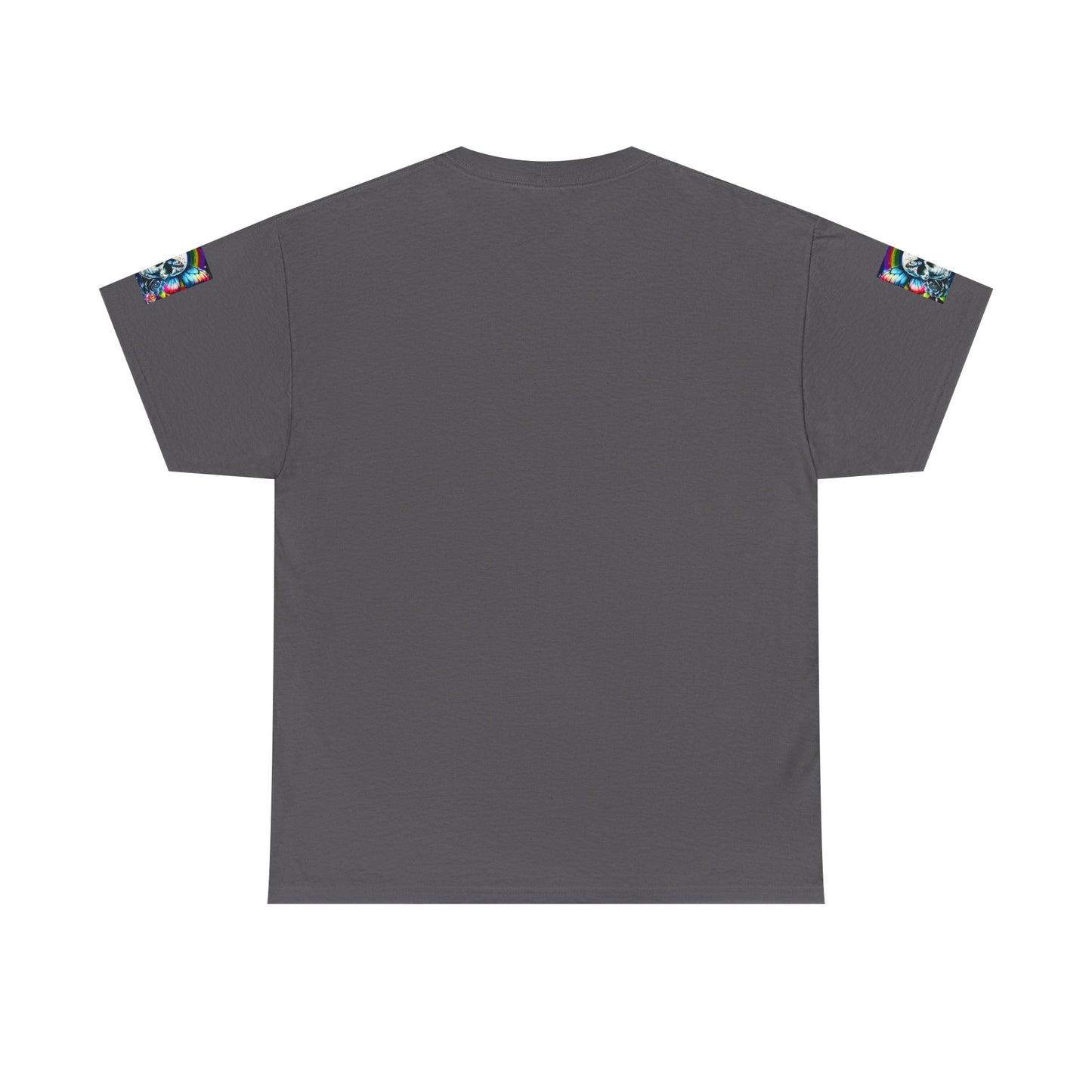 Skull Tee - Bright & Colorful Butterfly Design
