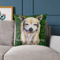 Square Pillow, Charming Dog Quote, Pet Lover Gift, Home Decor, Animal Lover