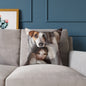 Square Pillow - Cozy Dog and Cat Design for Pet Lovers | Animal Decor, Home Gift, Living Room Accents