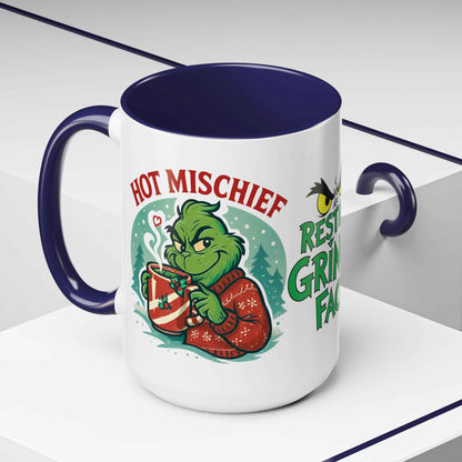 Fun Holiday Cheer Grinch Coffee Mug