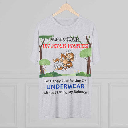 Men’s Funny Workout Humor Unisex Crew Tee