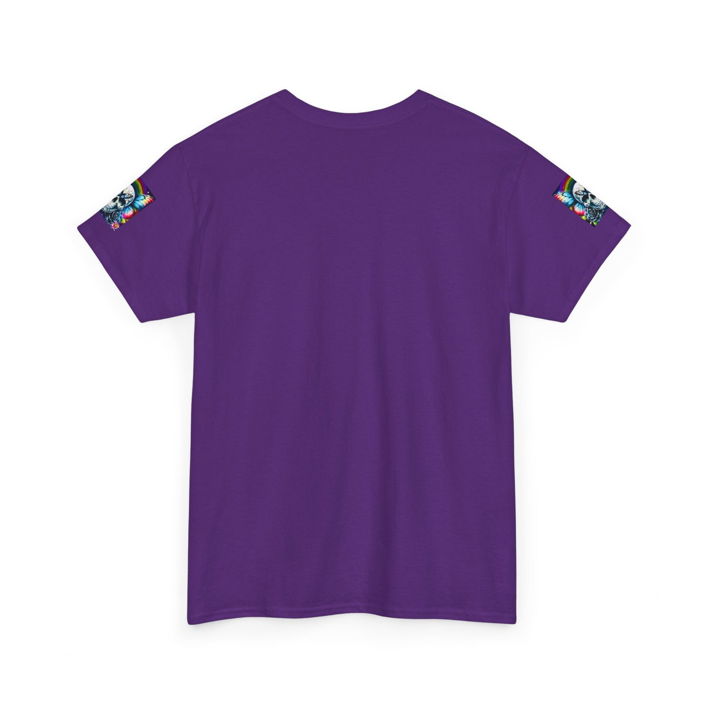 Skull Tee - Bright & Colorful Butterfly Design